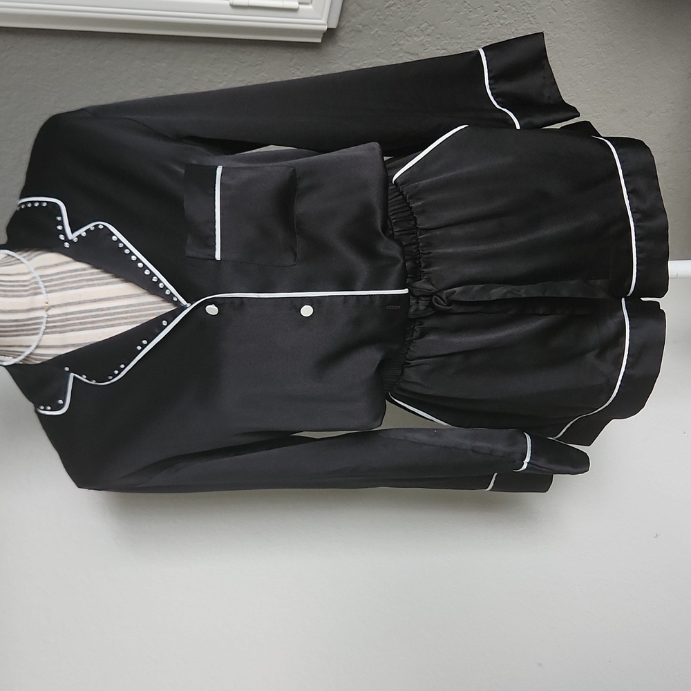 Victoria's Secret Silky satin Sleep Romper S